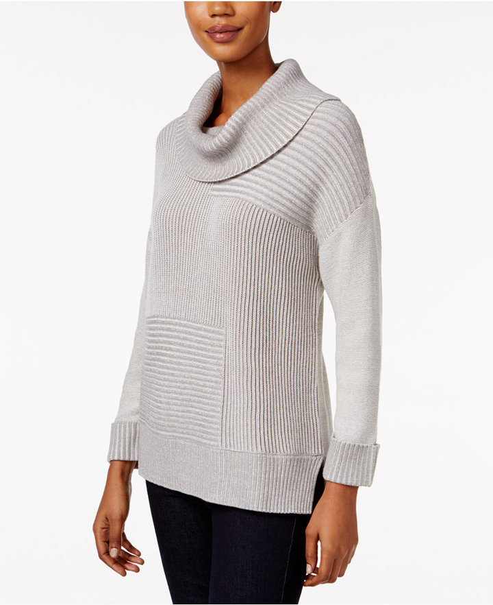 Petite cowl neck discount sweater