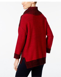 Style&co. Style Co Petite Cowl Neck Ribbed Sweater Only At Macys
