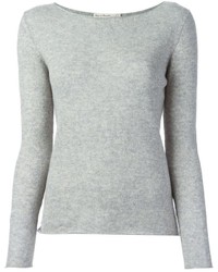Grey Crew-neck Sweater