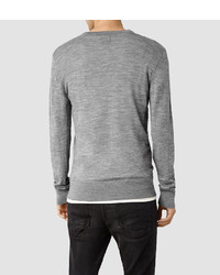 AllSaints Mode Merino Crew Sweater