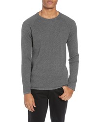 Theory Amadeo Regular Fit Textured Cotton Sweater