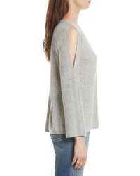 Joie Amalyn Cold Shoulder Wool Cashmere Sweater