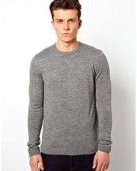 Asos Crew Neck Sweater Gray