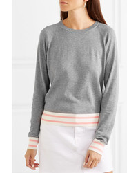 Equipment Axel Striped Cotton Blend Sweater