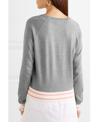 Equipment Axel Striped Cotton Blend Sweater