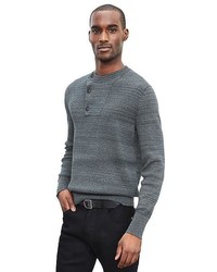 Banana Republic Heritage Ribbed Button Pullover