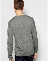 Asos Brand Sweater In Cotton With Button Pocket