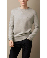 Burberry Brit Classic Cotton Blend Sweatshirt