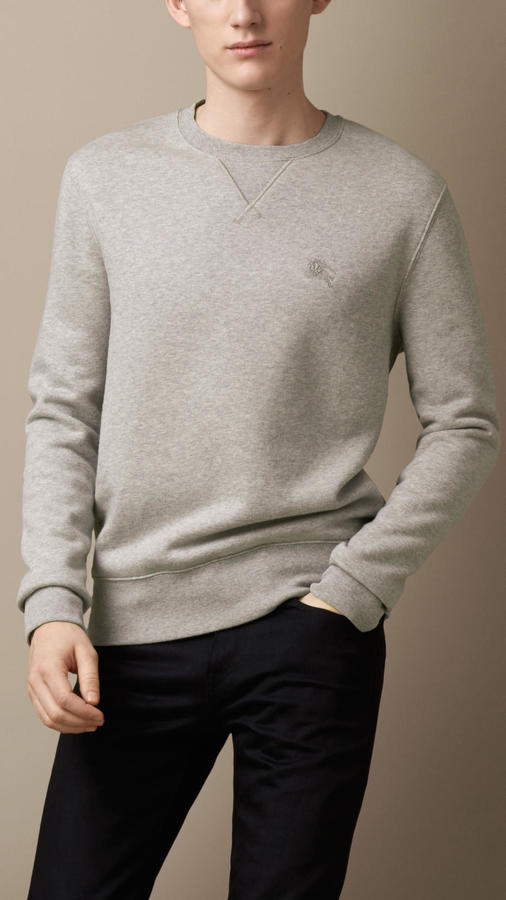 burberry grey sweater