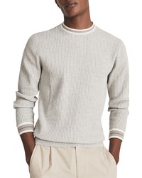 Reiss Cameron Cotton Crewneck Sweater