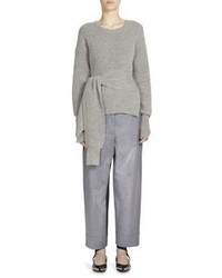 Cédric Charlier Cedric Charlier Wool Tie Front Sweater