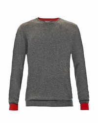 Chinti and Parker Contrast Crew Neck Cashmere Sweater