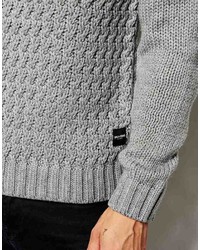 ONLY & SONS Chunky Textured Knitted Sweater