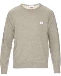 Acne Studios College Face Patch Cotton Sweater