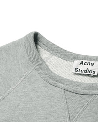 Acne Studios College Loopback Cotton Jersey Sweatshirt