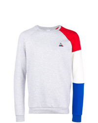 Le Coq Sportif Colour Block Logo Sweater