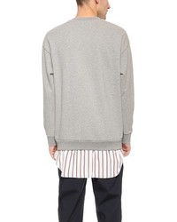 3.1 Phillip Lim Combo Shirttail Pullover