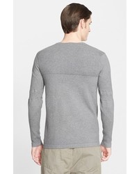 Helmut Lang Compact Grid Cotton Cashmere Sweater
