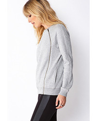 Forever 21 Contemporary Asymmetrical Zipper Sweater