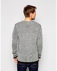 Selected Contrast Sweater