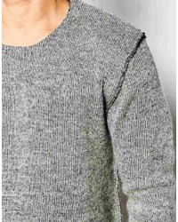 Selected Contrast Sweater