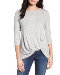 Gibson Cozy Twist Front Pullover