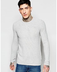 Sisley Crew Neck Sweater In Cashmere Blend