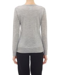 Barneys New York Crewneck Sweater Grey