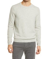 Nordstrom Crewneck Sweater In Grey Silk Heather At