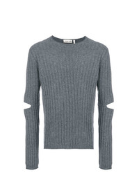 Helmut Lang Cut Out Ribbed Jumper
