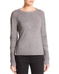 Milly Detail Rich Lightweight Sweater