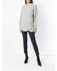 Diesel Distressed Loose Knitted Sweater