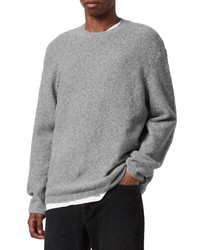 AllSaints Eamont Cotton Blend Crewneck Sweater