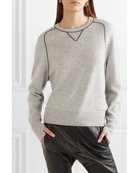 Bassike Embroidered Cashmere Sweater
