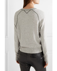 Bassike Embroidered Cashmere Sweater