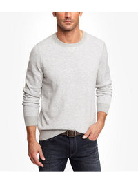 Express Plaited Cotton Crew Neck Sweater