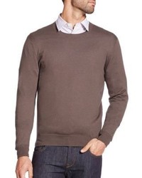 Façonnable Faconnable Cotton Cashmere Crewneck Sweater