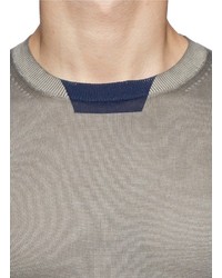 Armani Collezioni Faded Dye Cotton Sweater