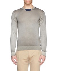 Armani Collezioni Faded Dye Cotton Sweater