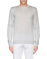 Façonnable Faonnable Pocket Silk Cashmere Sweater