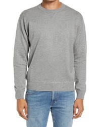 Closed French Terry Cotton Blend Crewneck Sweater