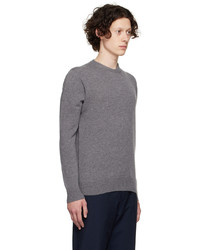 Salvatore Ferragamo Gray Cashmere Sweater