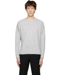 Solid Homme Gray Diagonal Sweater