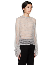 Vitelli Gray Netted Sweater