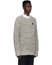 Ader Error Gray Peep Sweater