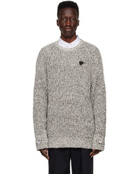 Ader Error Gray Peep Sweater