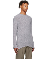 Our Legacy Gray Popover Sweater
