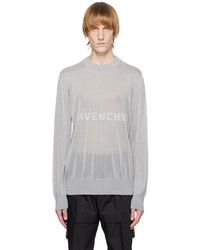 Givenchy Gray Reflective Sweater