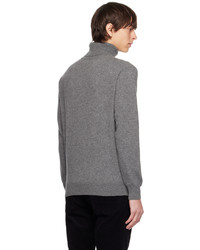 Tom Ford Gray Roll Neck Sweater