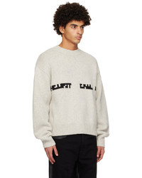 Heliot Emil Gray Serene Sweater